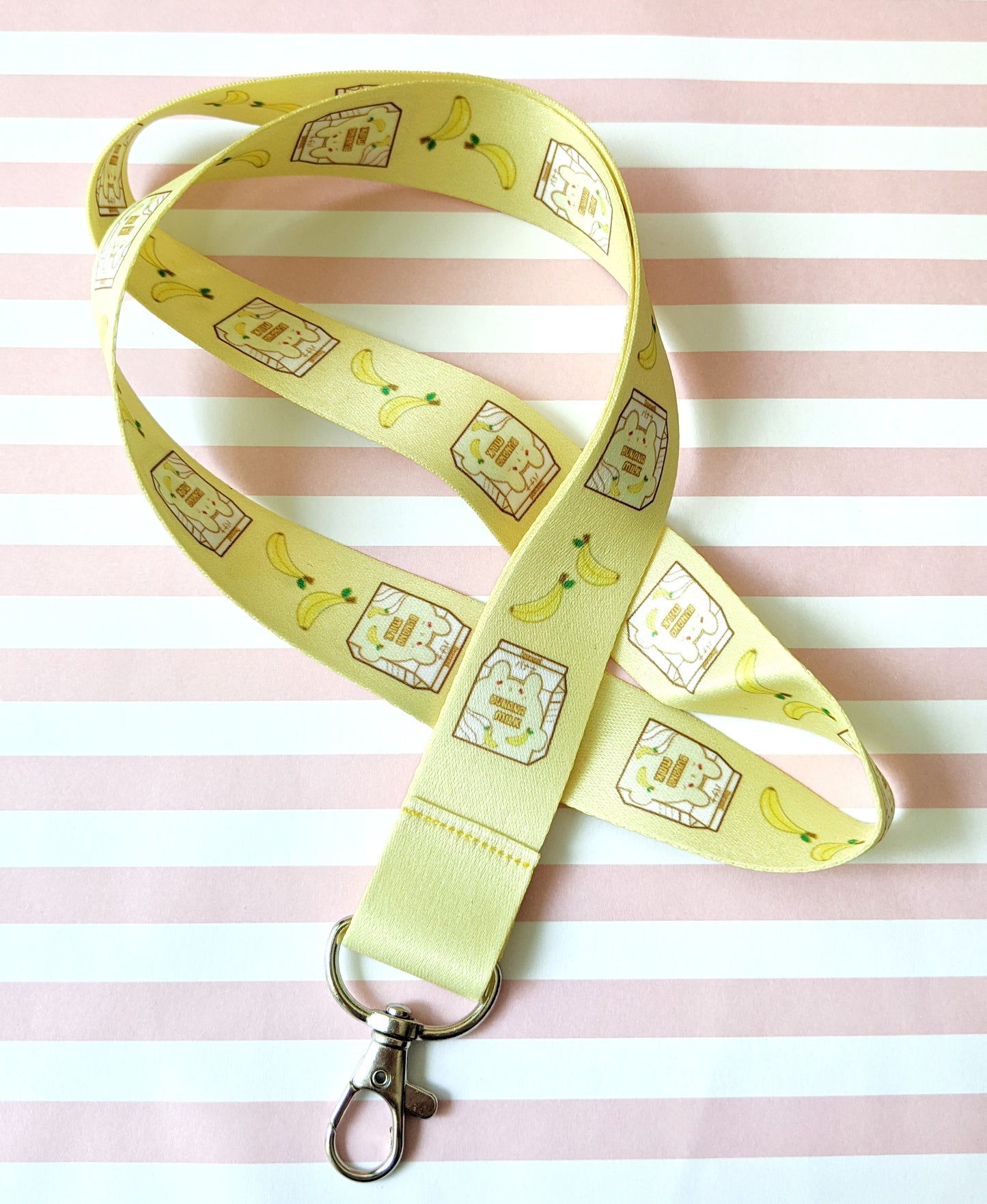 Bunana Milk Rainbow Charm, Lanyard, and Sticker