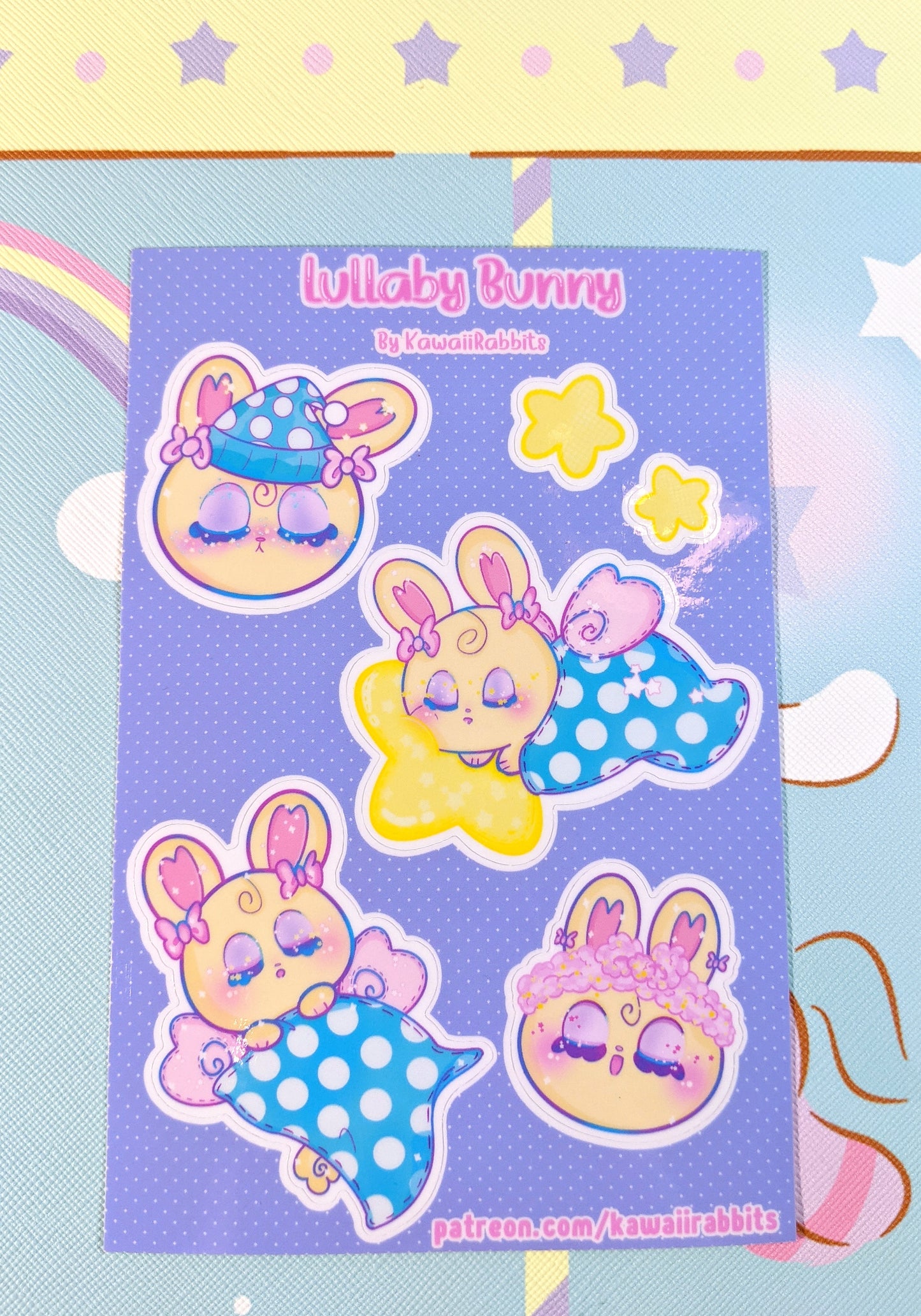 Lullaby Bunny Stickers
