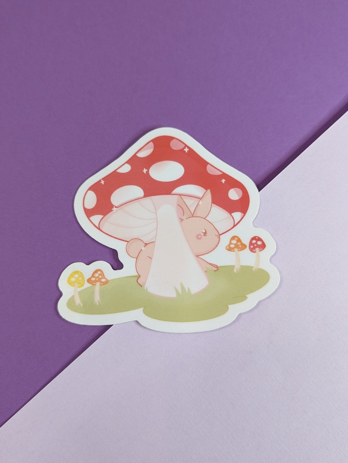 Mushroom Bunny Girl & Friends Stickers