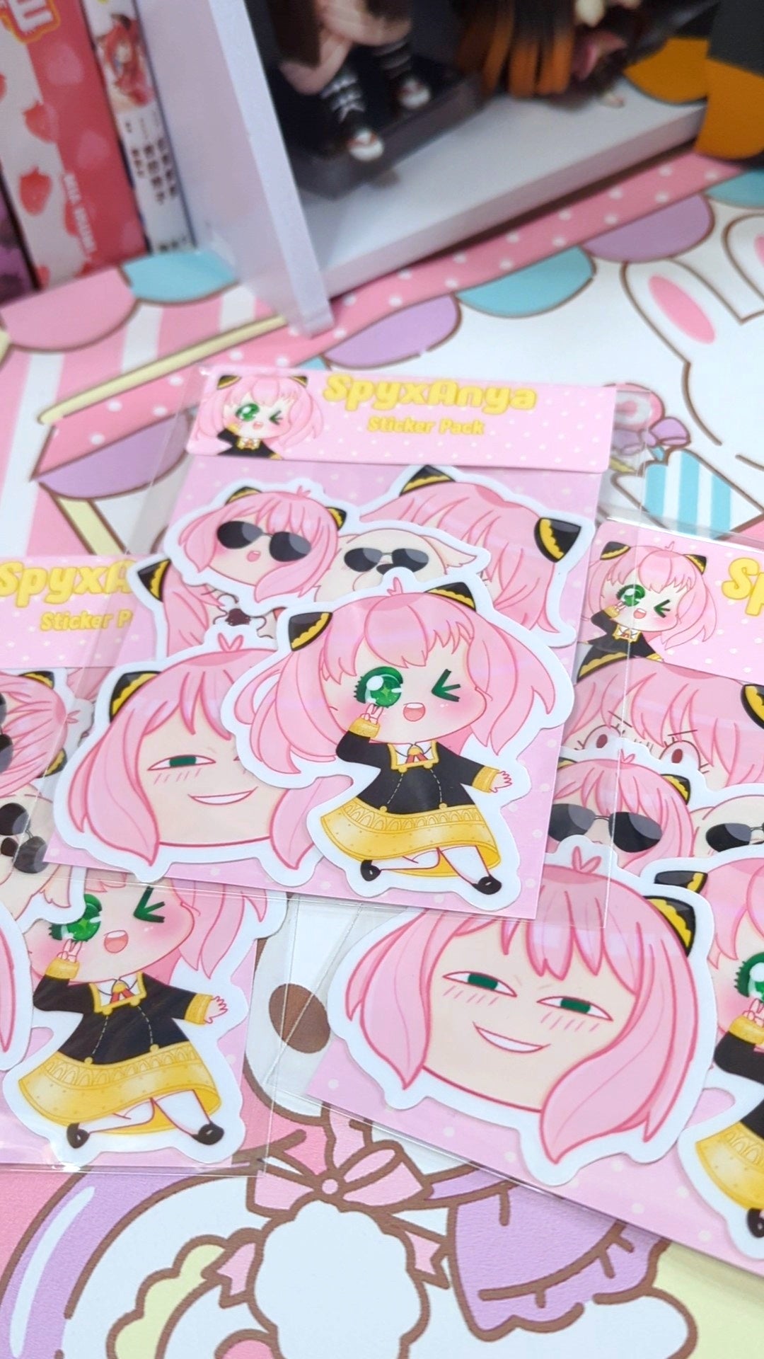 Kawaii girl sticker pack